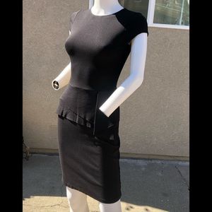 Love...edy Black Bodycon Dress sz 0